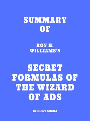 cover image of Summary of Roy H. Williams's Secret Formulas of the Wizard of Ads